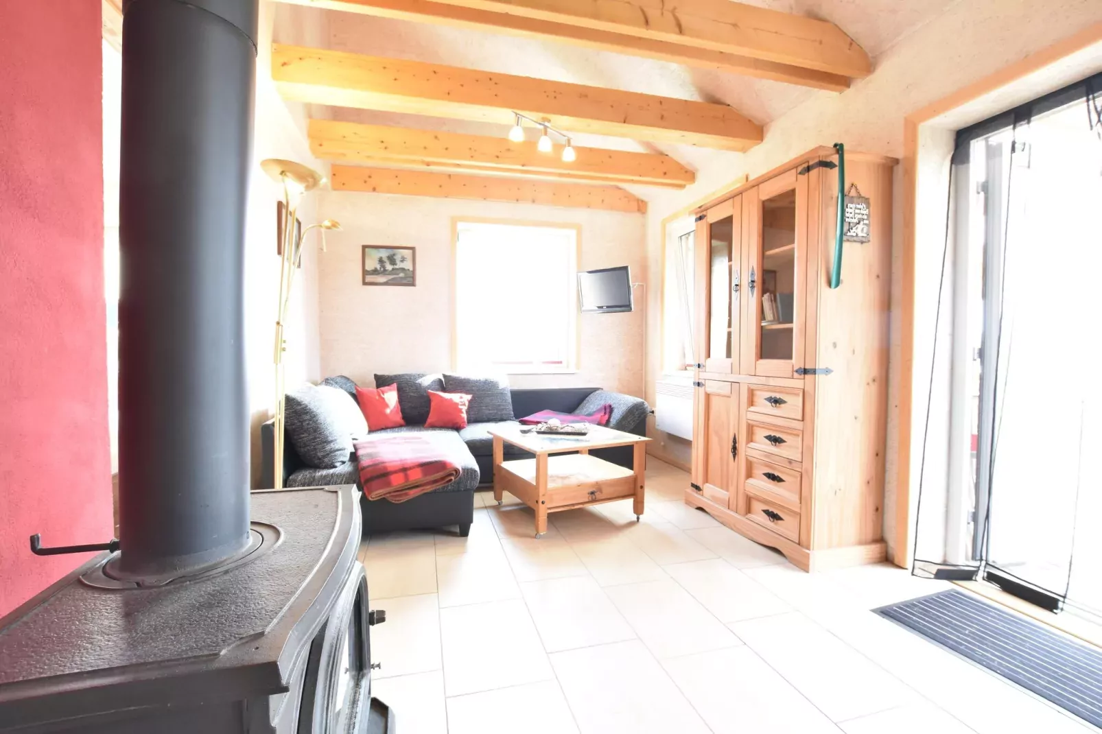 Ferienhaus Am See mit Kamin-Living room