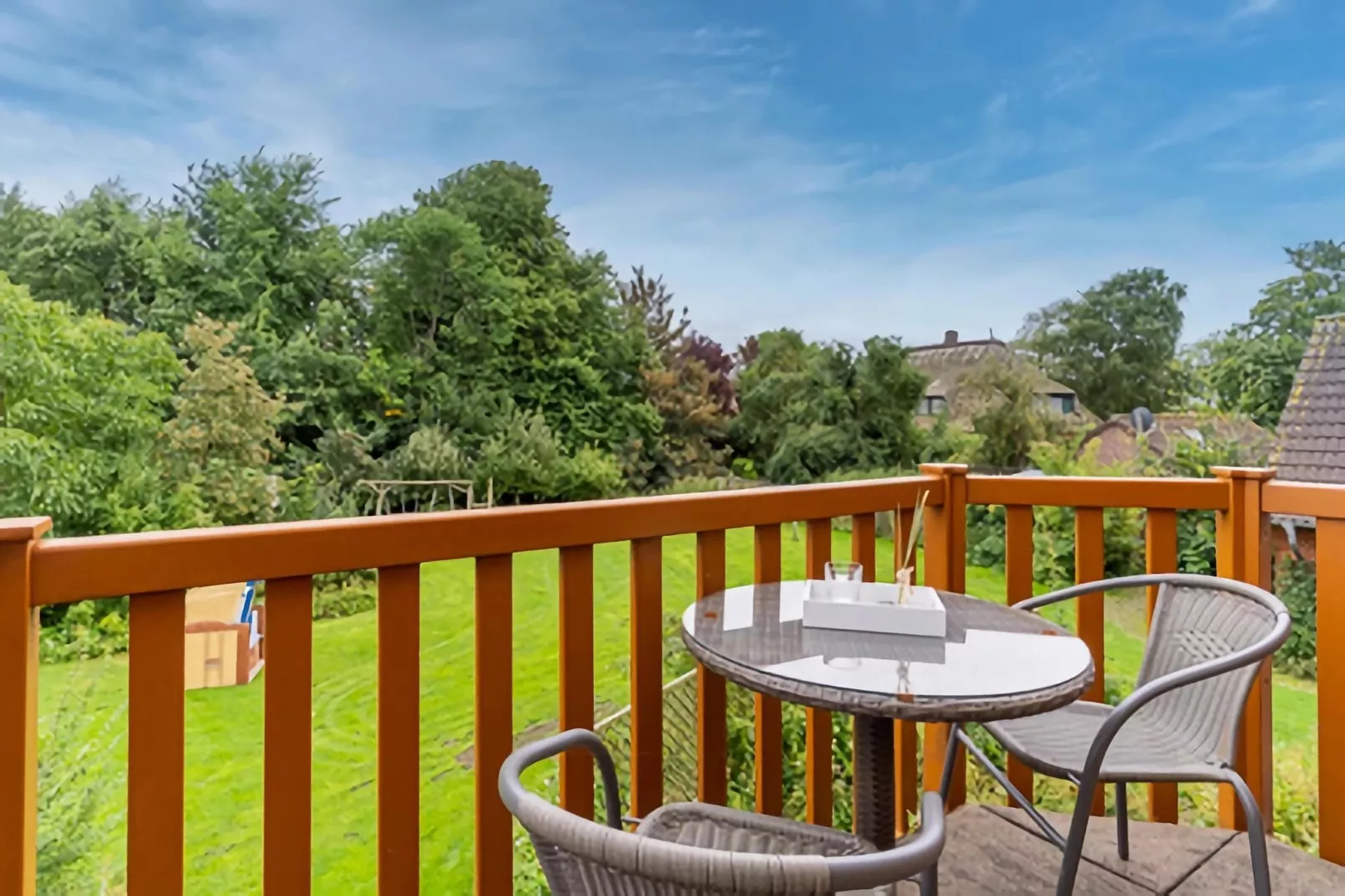 Ferienwohnung Hohe Düne Vollerwiek-Terrace balcony