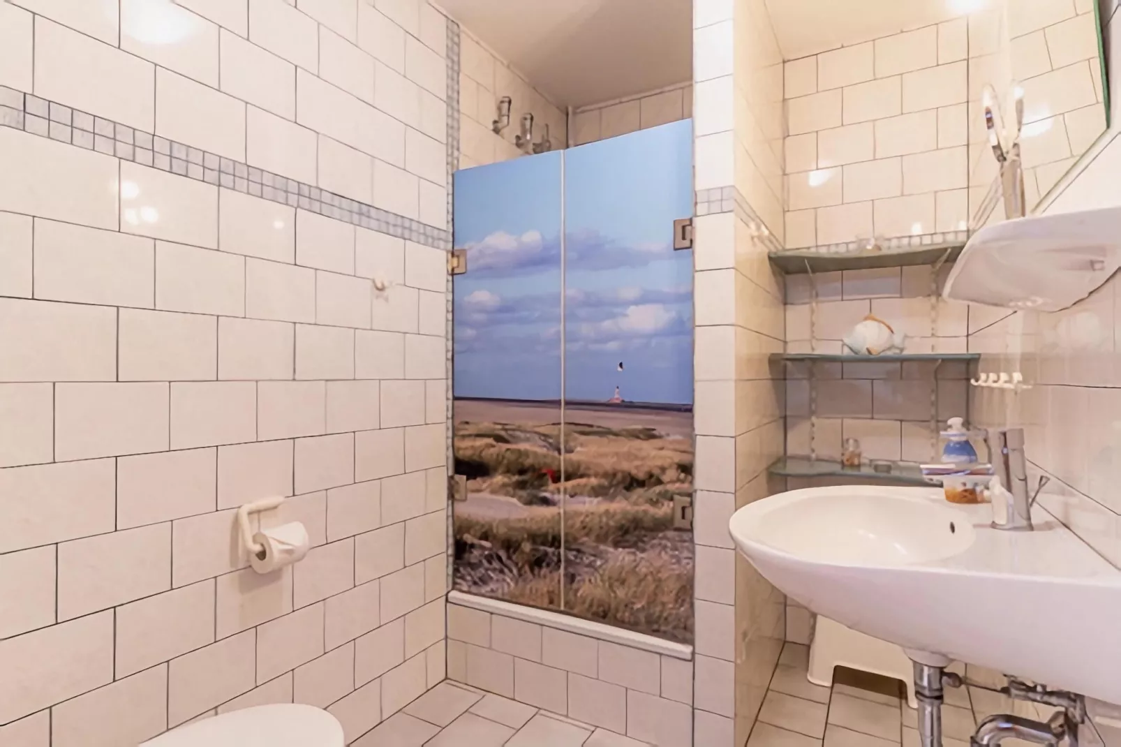 Ferienwohnung Hohe Düne Vollerwiek-Bathroom