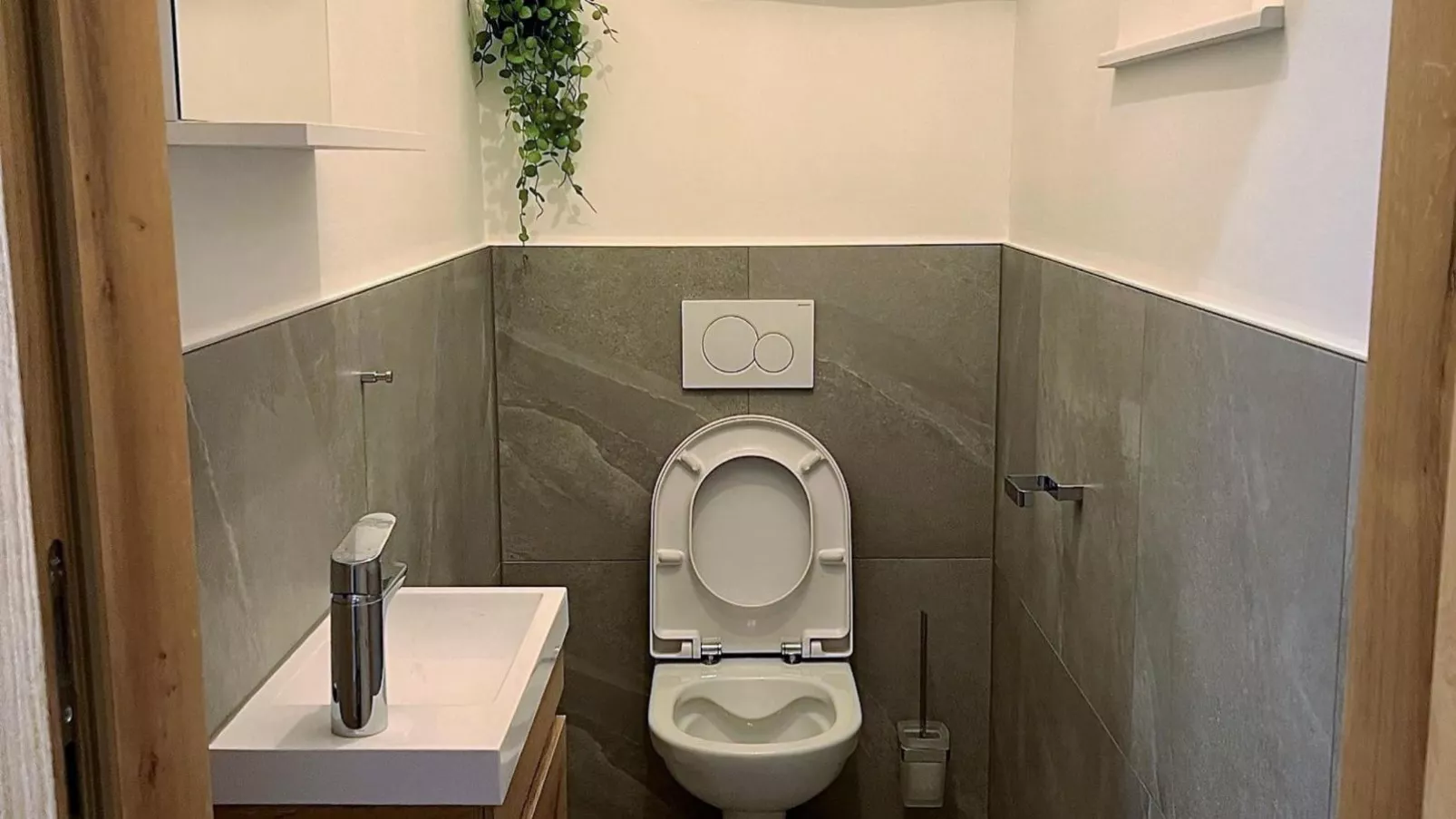 Bergzicht-Badezimmer
