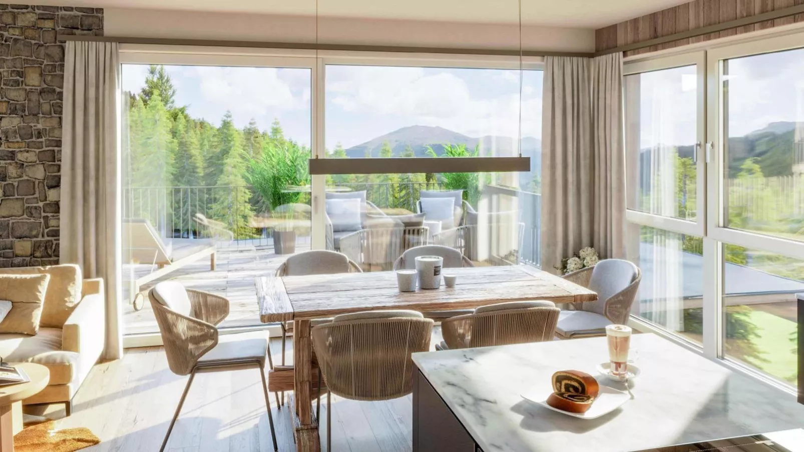Silas Mountain Chalet-Dining room