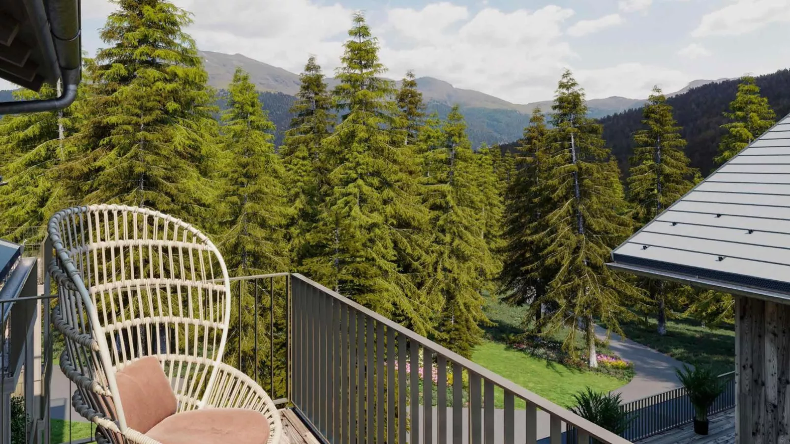 Silas Mountain Chalet-Terrace balcony