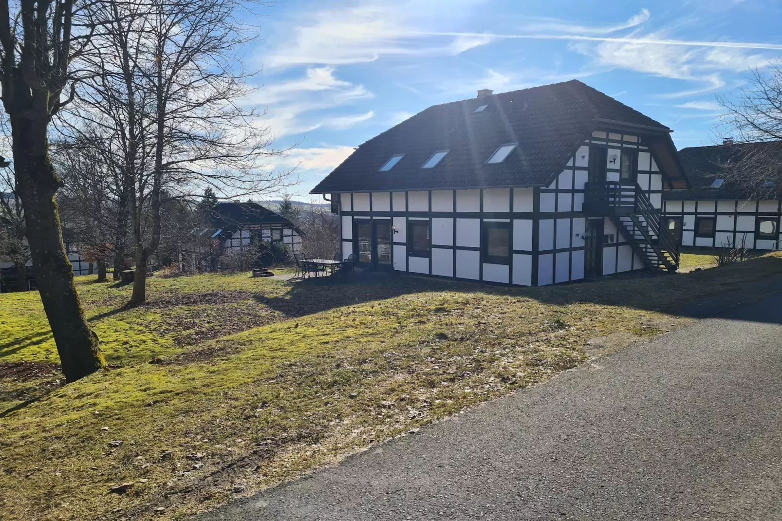 Am Sternberg-Exterior in summer