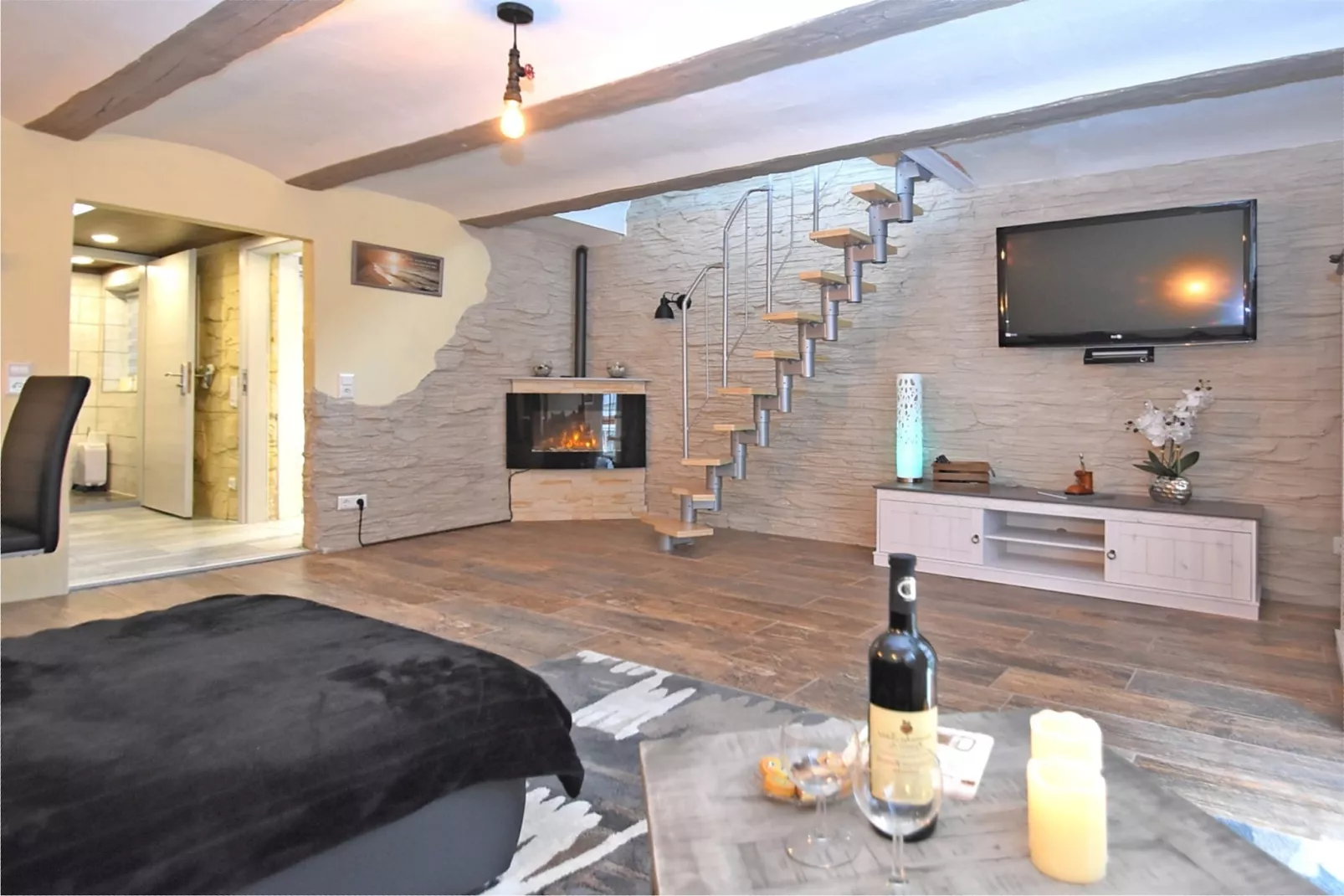 Ferienhaus in Wernigerode in Flussnähe-Wohnzimmer
