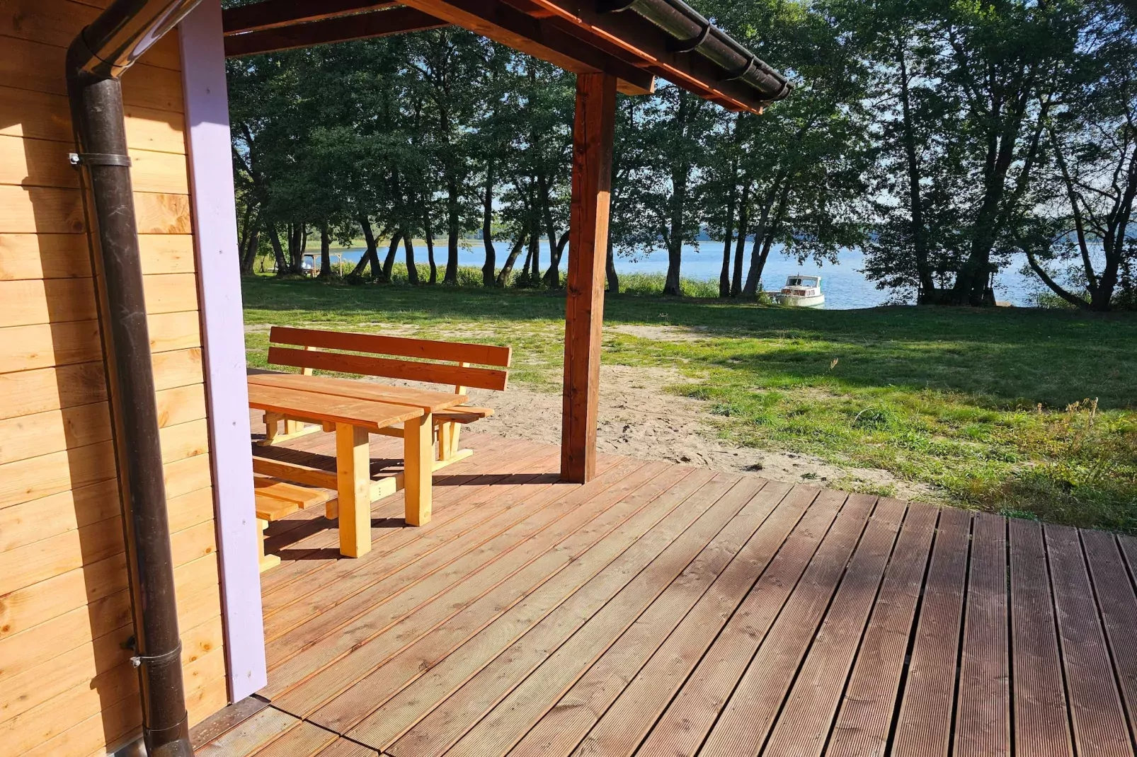 Domek wakacyjny LAWENDA dla max 6 osób Grąbczyn-Terrace balcony