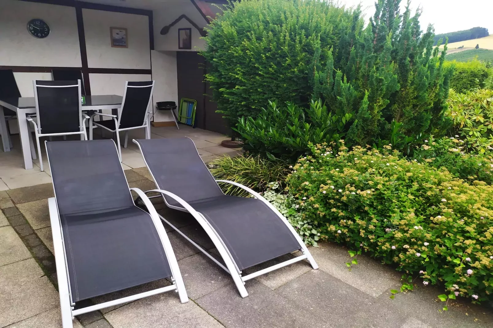 Ferienhaus am Hennesee mit Terrasse-Terrace balcony