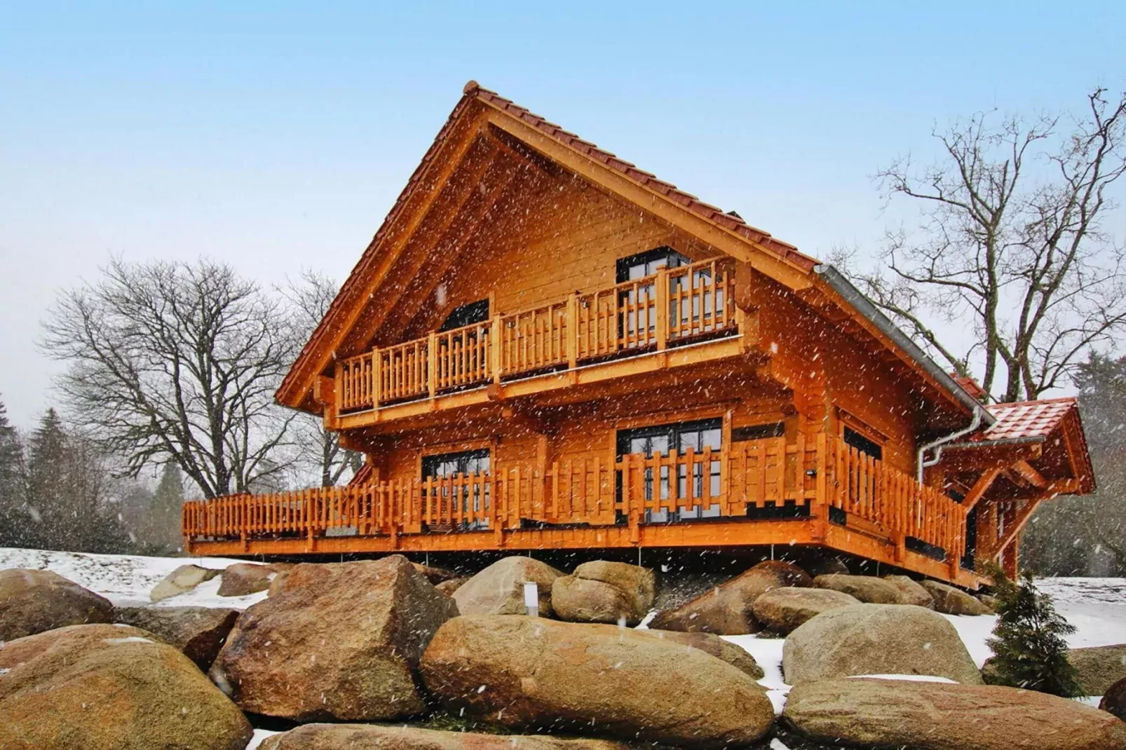 5 Personen-Exterior in winter