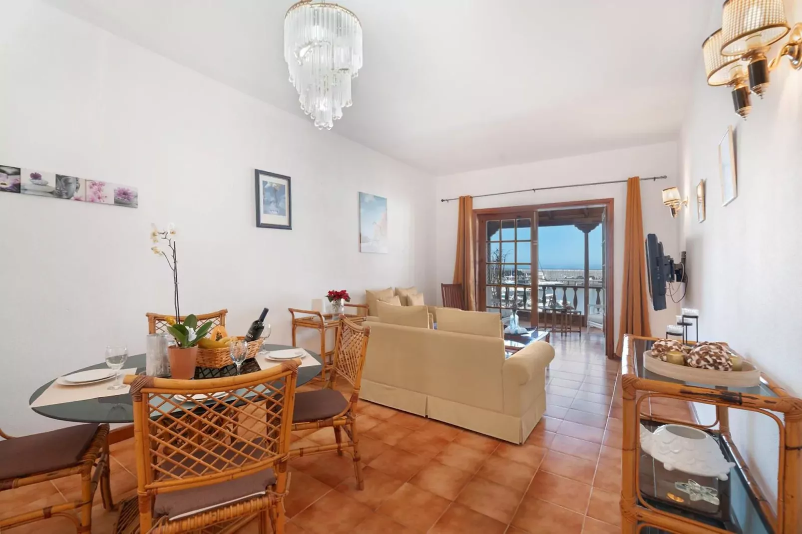 El Poblado Marinero Sea View-Dining room