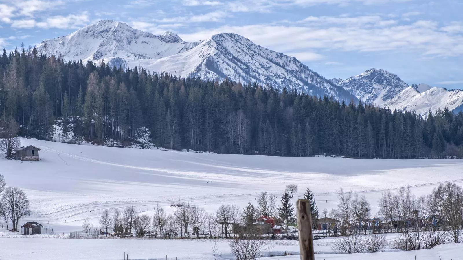 Alpenglück-Aussicht Winter
