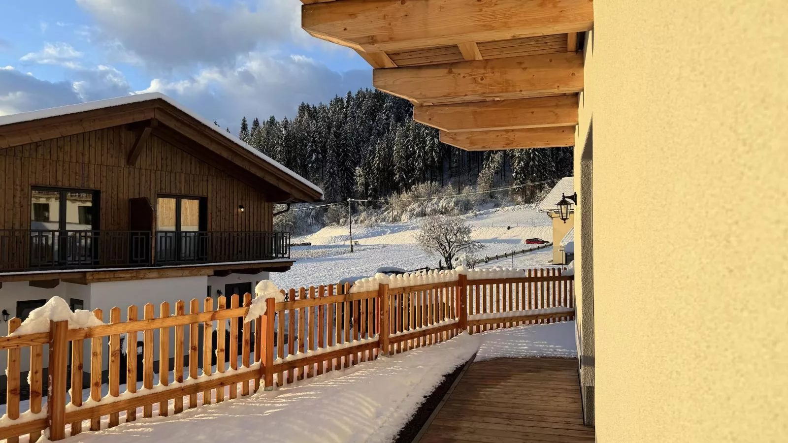 Obermöschach 10A-Garten Winter