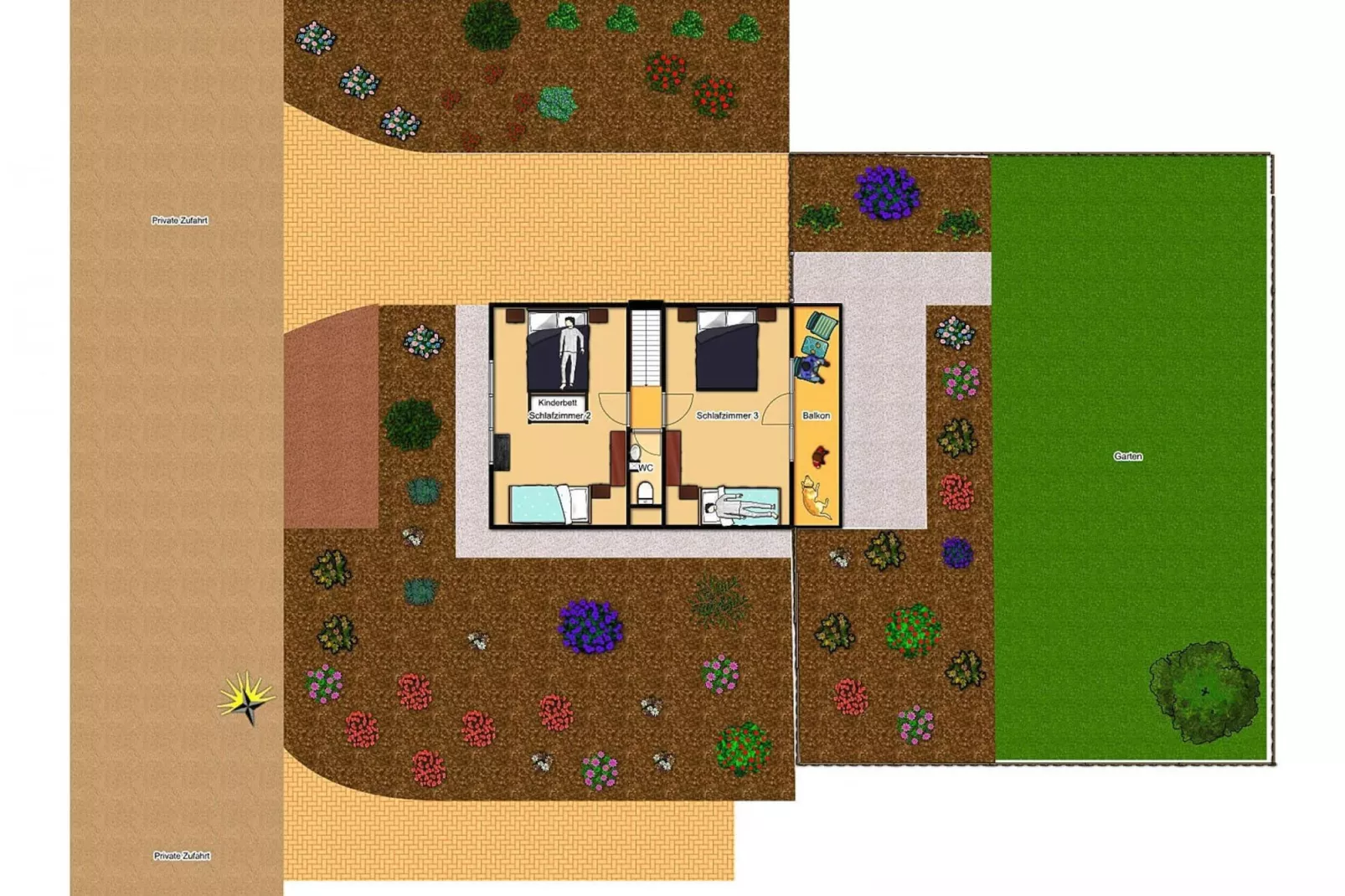 Blockhaus II-Floor plan