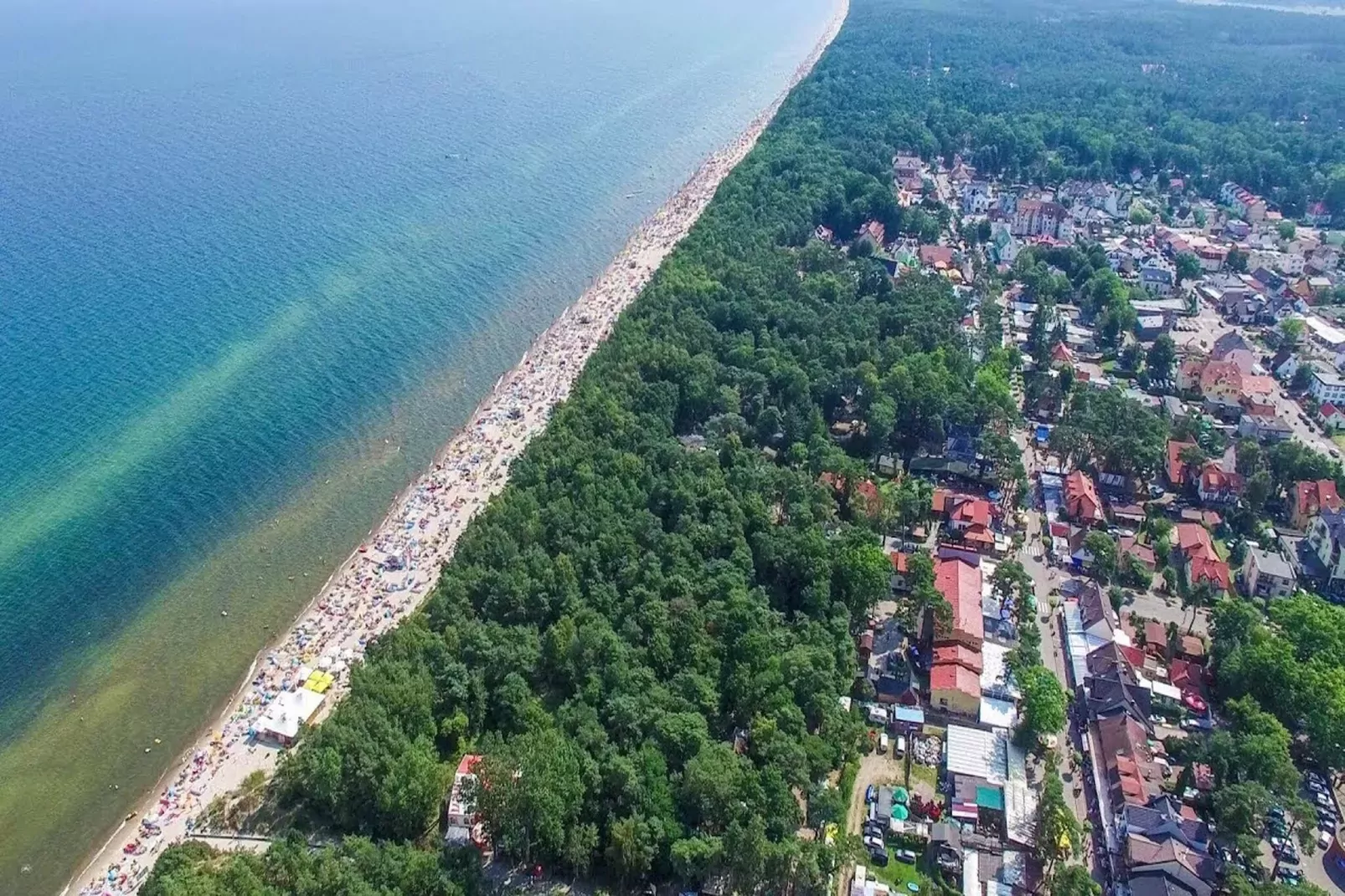Apartamenty 4-osobowy PARTER Pobierowo-Vue sur l'eau