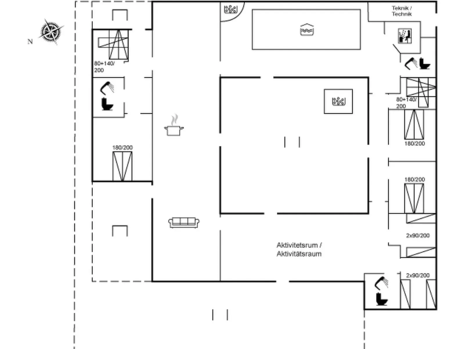 "Aviana" - 500m from the sea-Inside