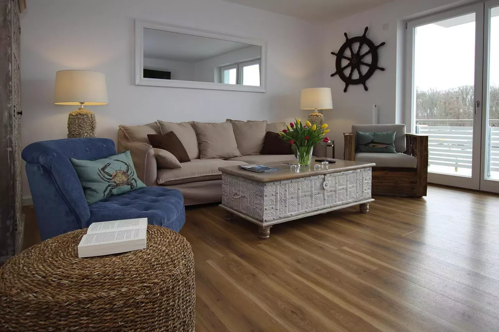 Fewo Seeblick 95 qm-Salon