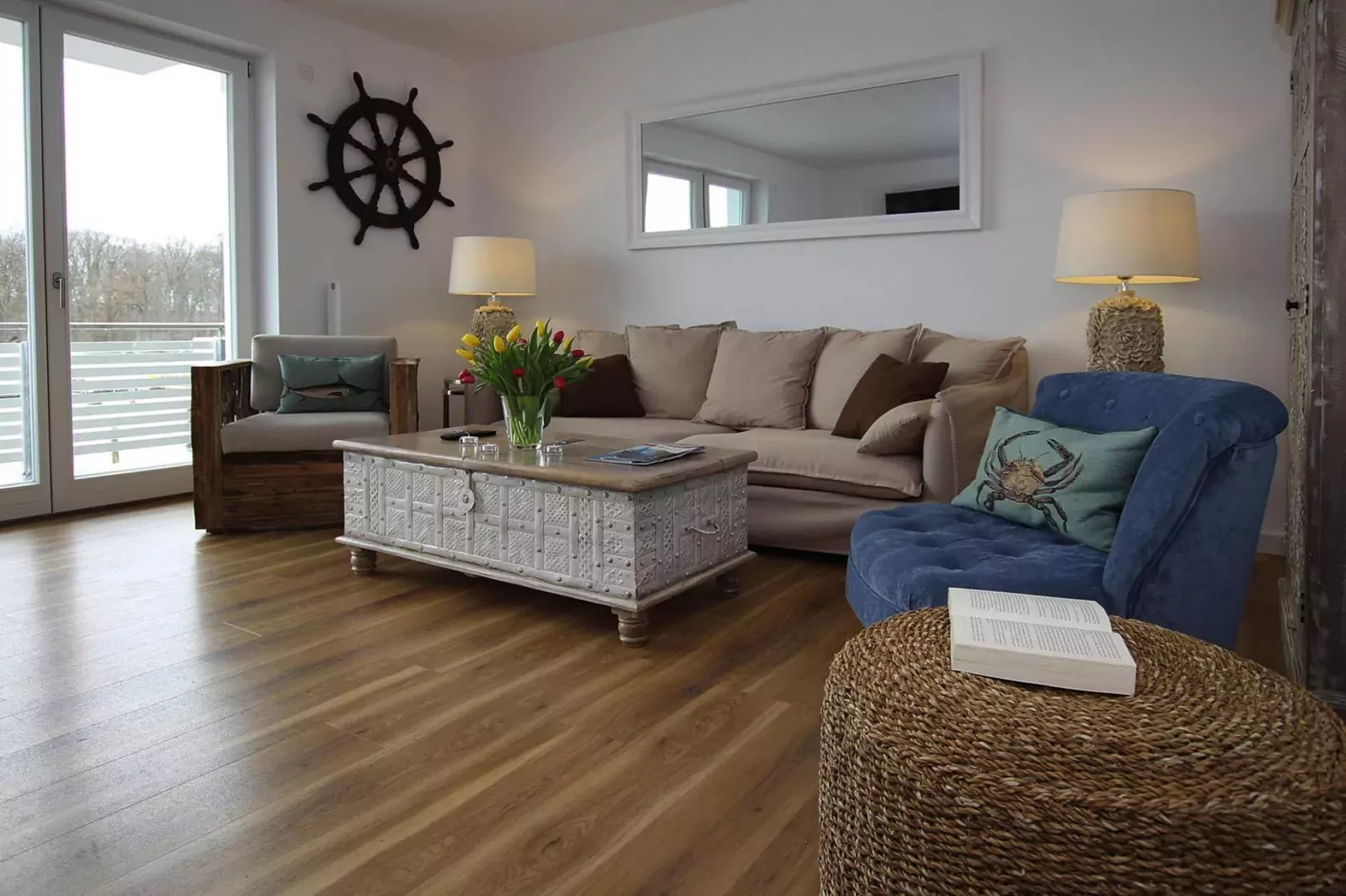 Fewo Seeblick 95 qm-Salon