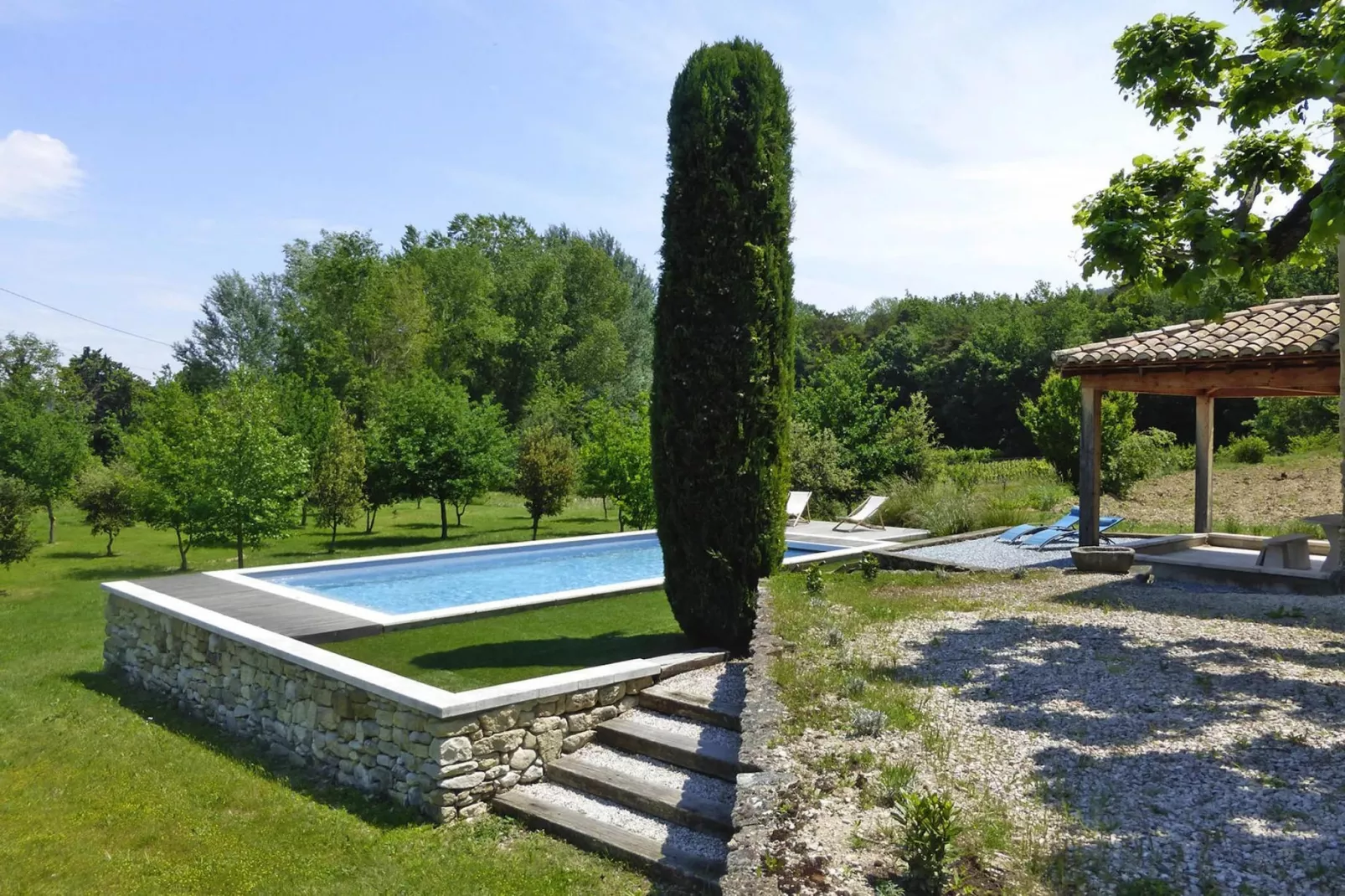 Ferienwohnung in Malaucène / Prune-Gardens summer
