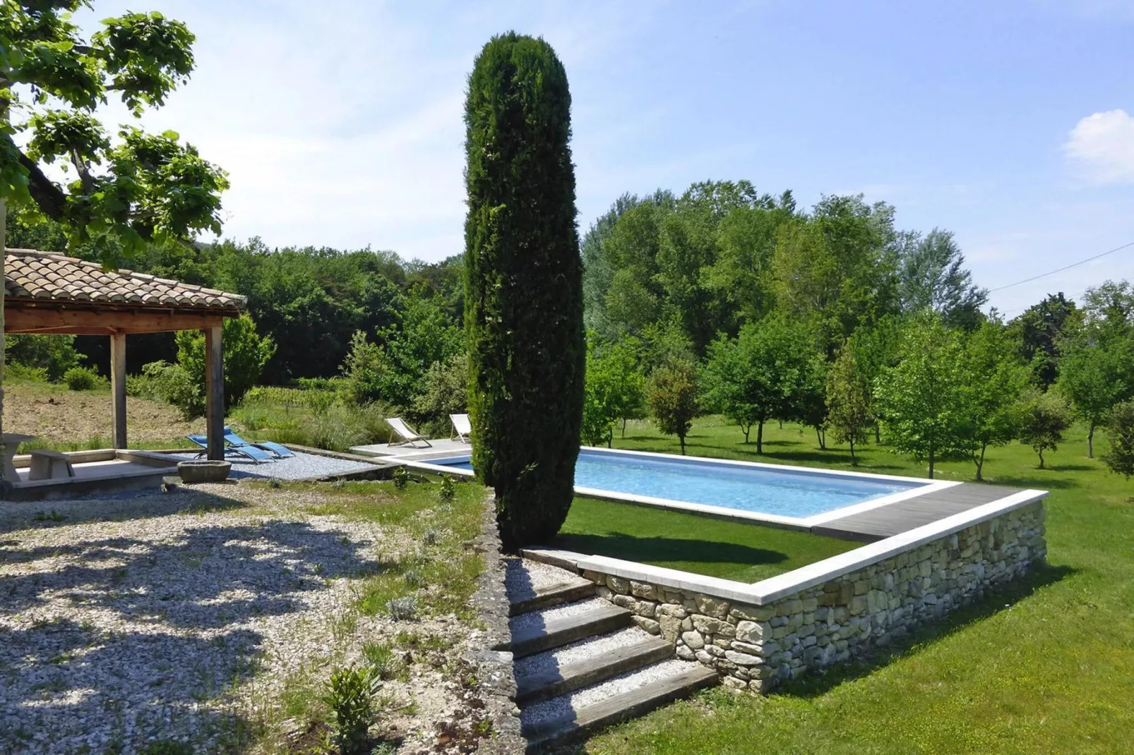 Ferienwohnung in Malaucène / Prune-Gardens summer