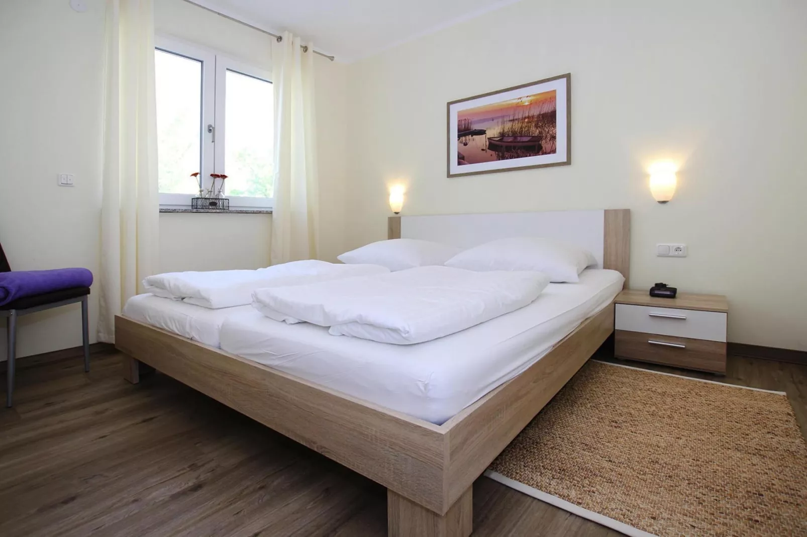 Appartement Hafenflair / Haus 1 EG-Wohnung 1 1-2 Pers-Bedroom