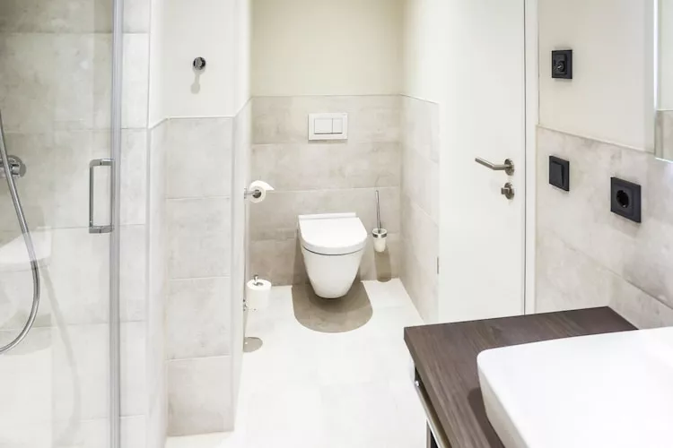 Apartments im MAREMÜRITZ Yachthafen Resort & Spa / Fortuna Suite Müritzblick 3 Personen-Salle de bain