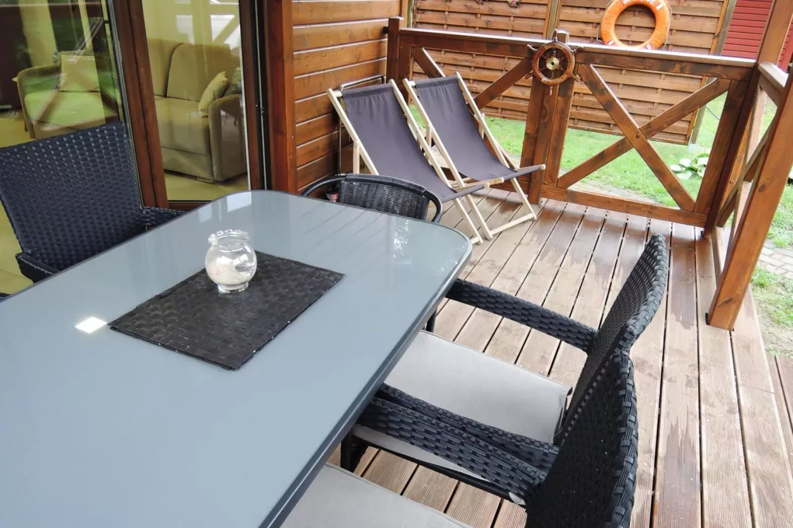 Holiday home in Stepnica for 6 persons-Terrassenbalkon
