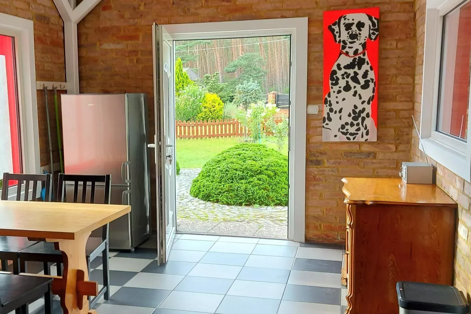 Holiday home Nowe Warpno Chick-Living room