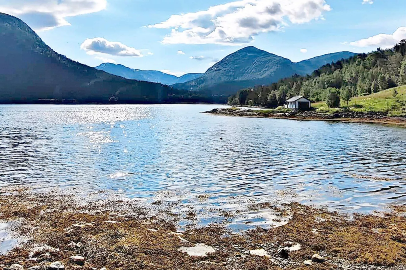 8 person holiday home in Austefjorden-Water view