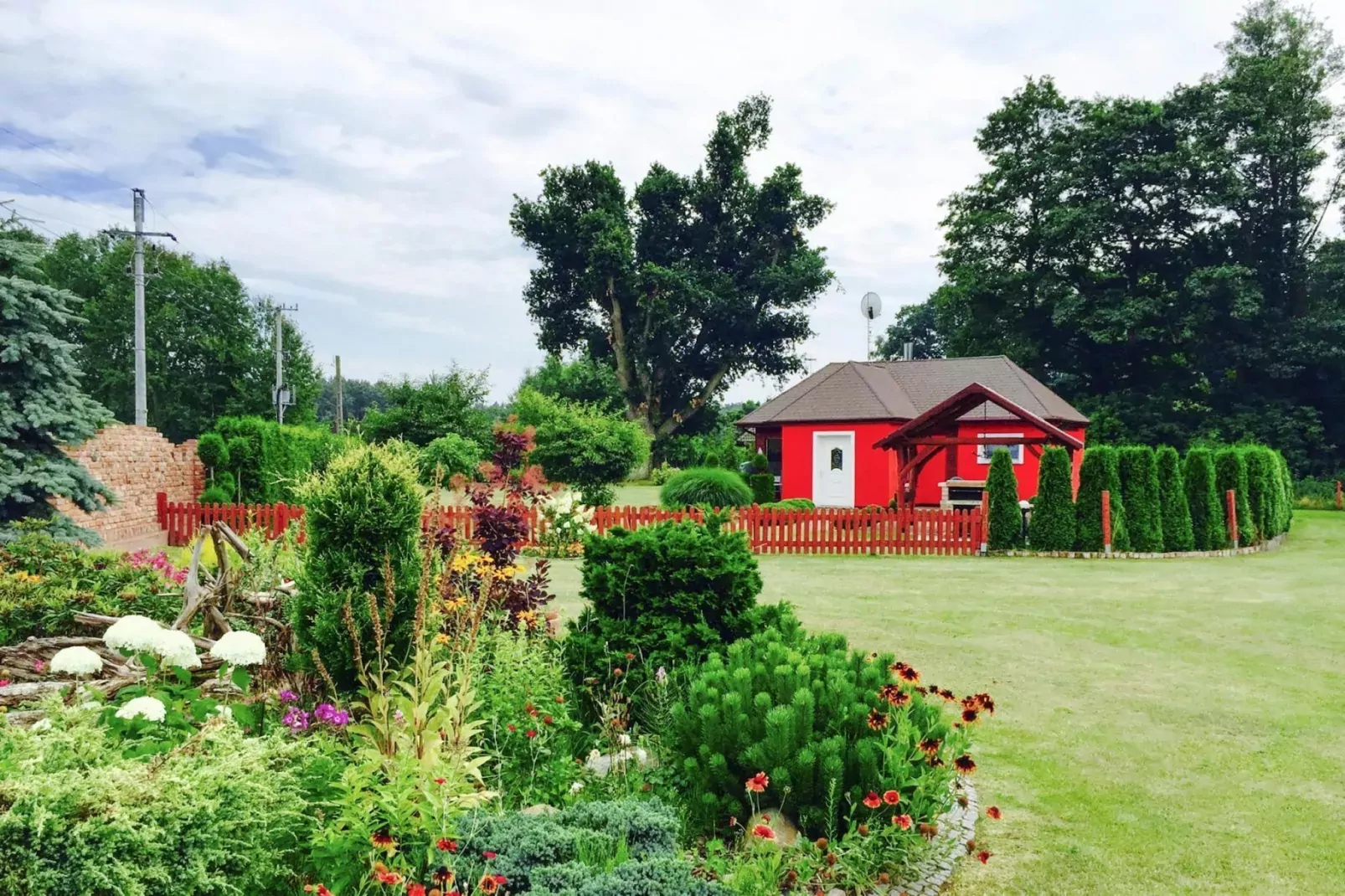 Holiday home Nowe Warpno Chick-Gardens summer