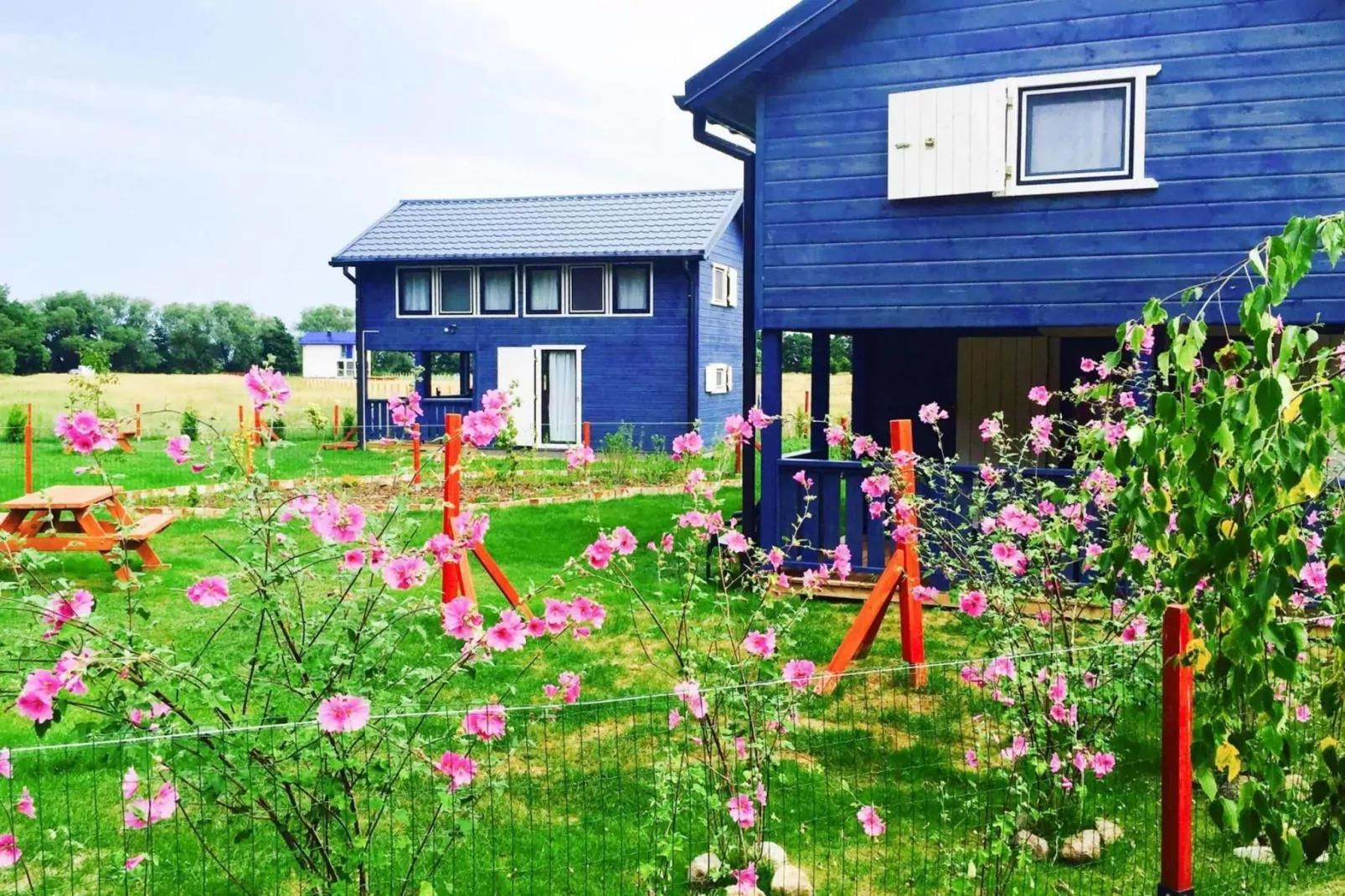 Holiday home Nowe Warpno-Blau 2 for 6 persons-Gardens summer