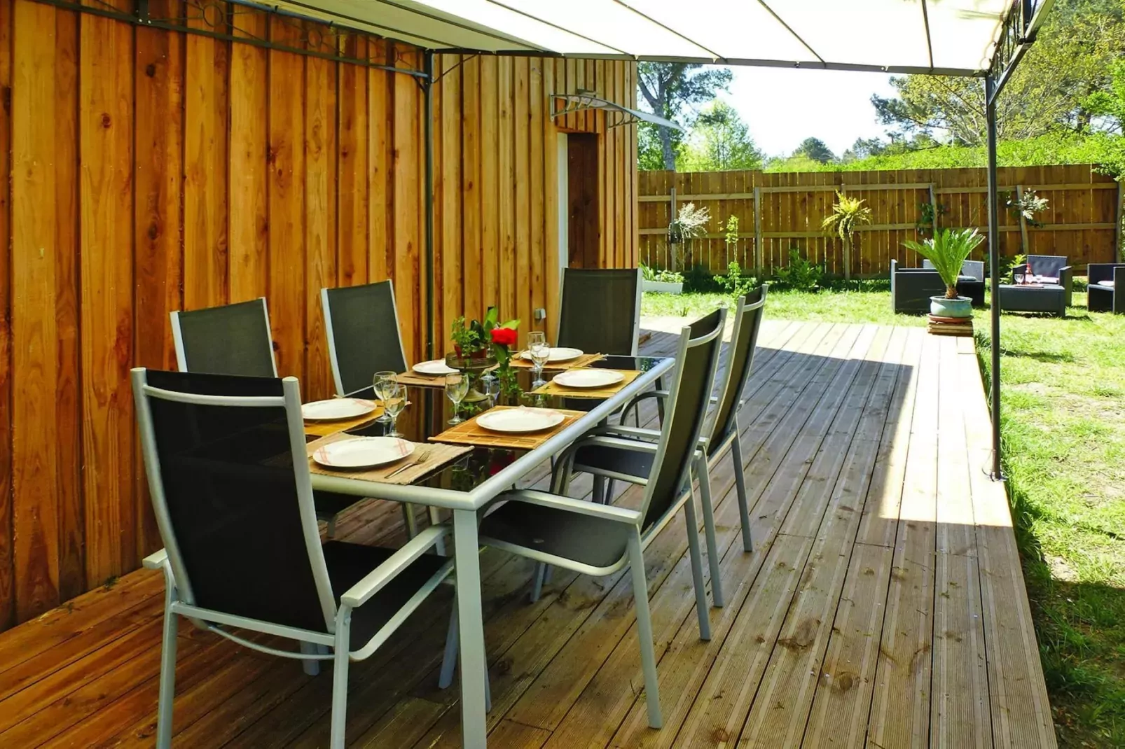 Holiday home Le Porge-Terrasse / balcon