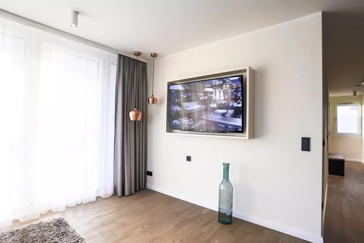 Apartments im MAREMÜRITZ Yachthafen Resort & Spa / Anker Penthouse Suite 4 Personen-Living room