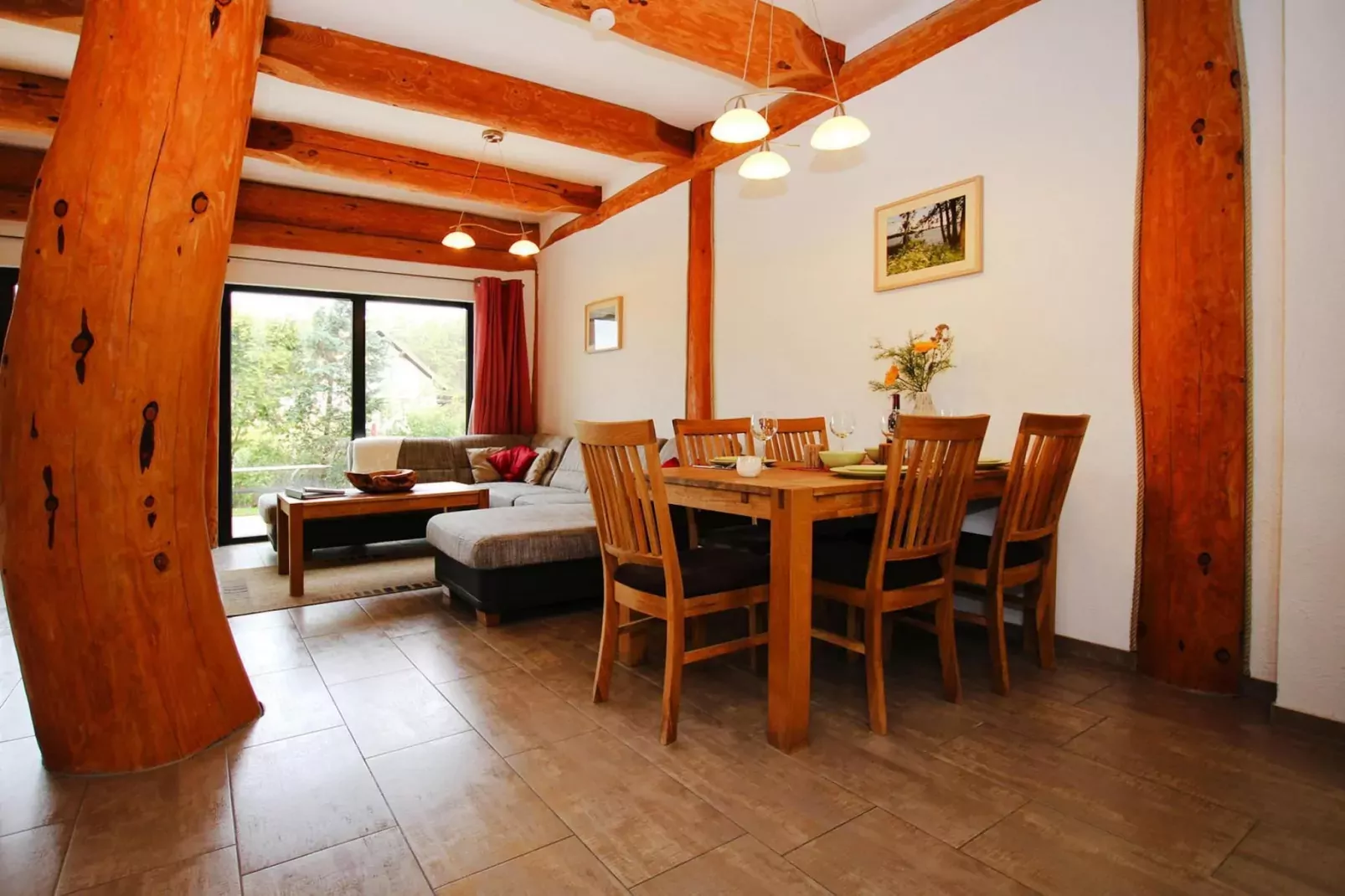 Ferienhaus Waldblick 85 qm-Dining room