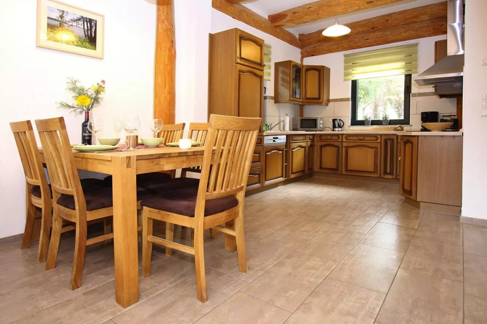 Ferienhaus Waldblick 85 qm-Dining room