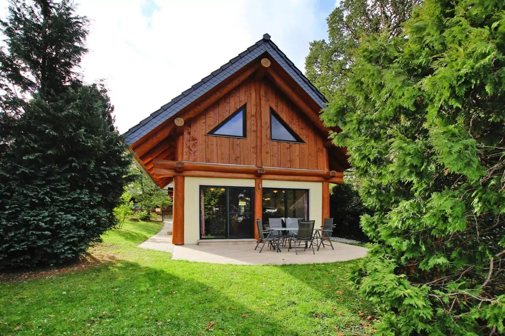 Ferienhaus Waldblick 85 qm-Exterior summer