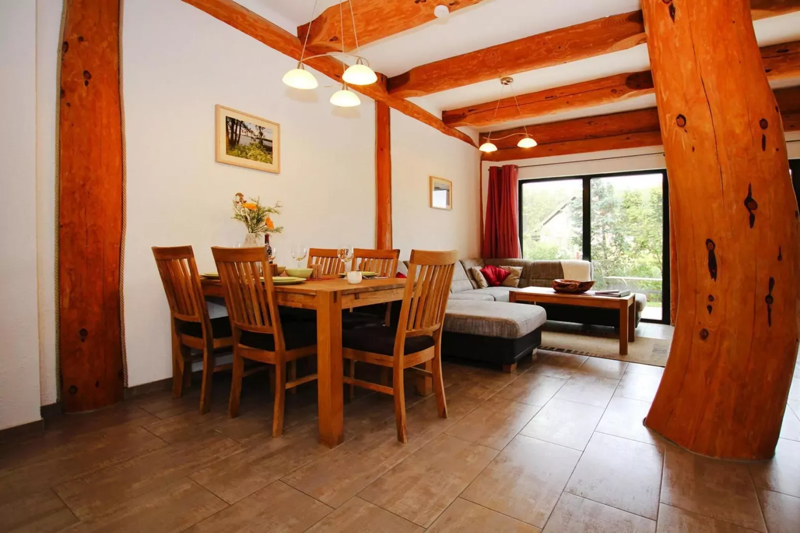 Ferienhaus Waldblick 85 qm-Dining room