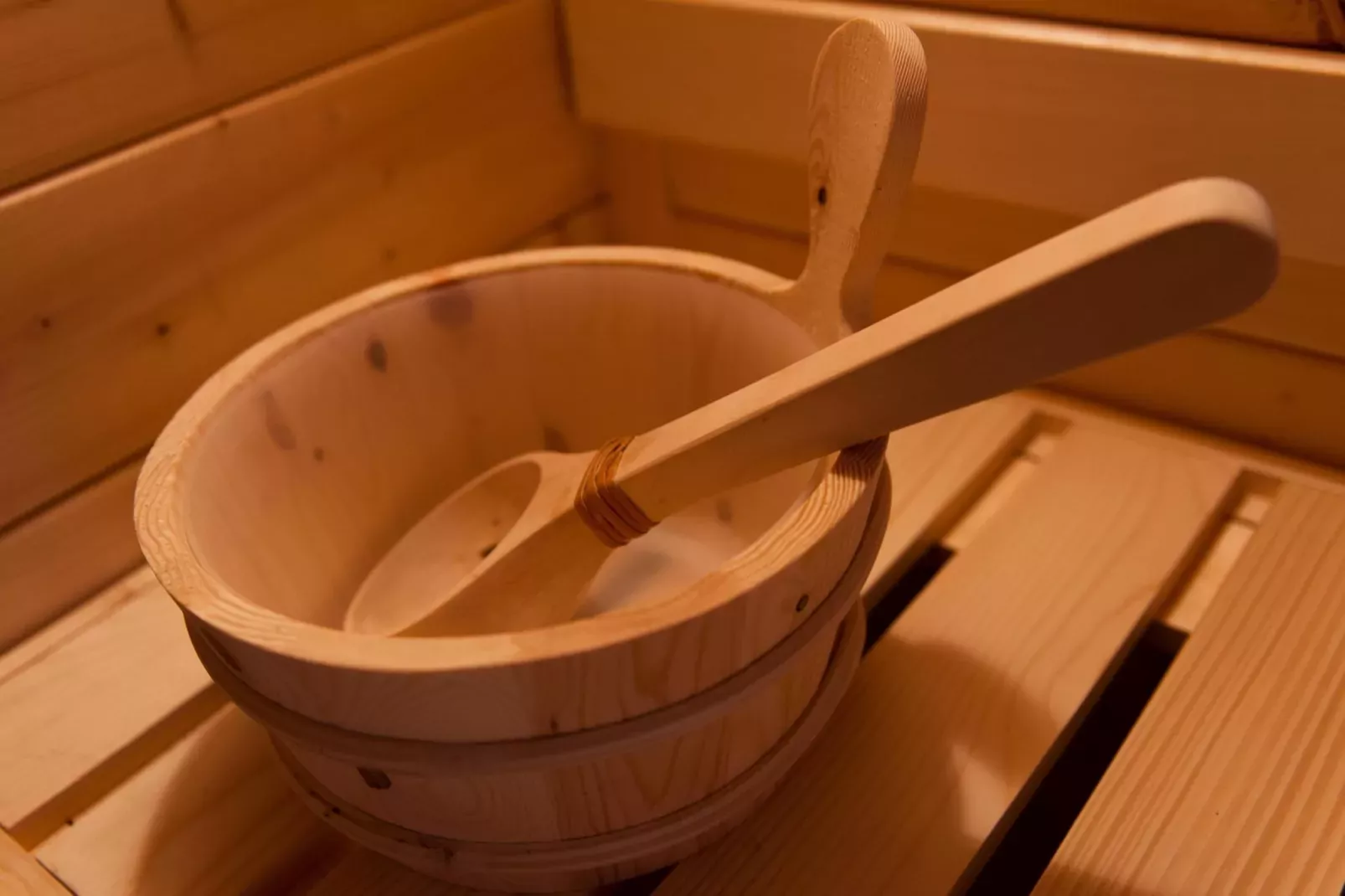 Skip Wellness de luxe met sauna-Ambiente