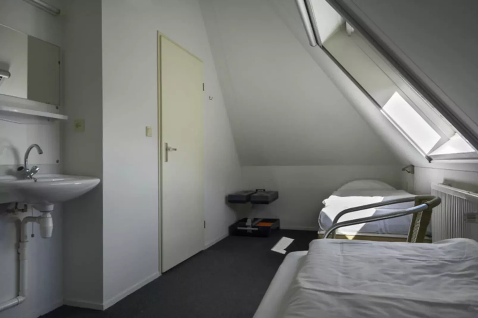 Skip Wellness de luxe met sauna-Schlafzimmer