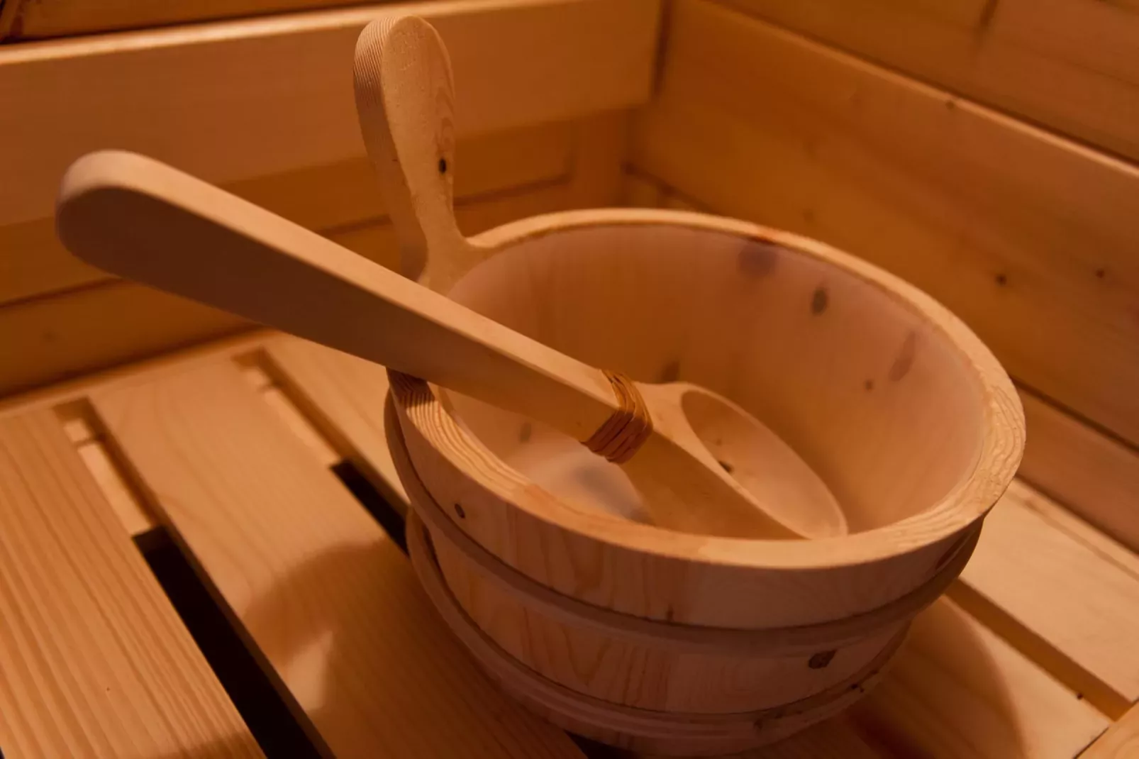 Skip Wellness de luxe met sauna-Ambiente