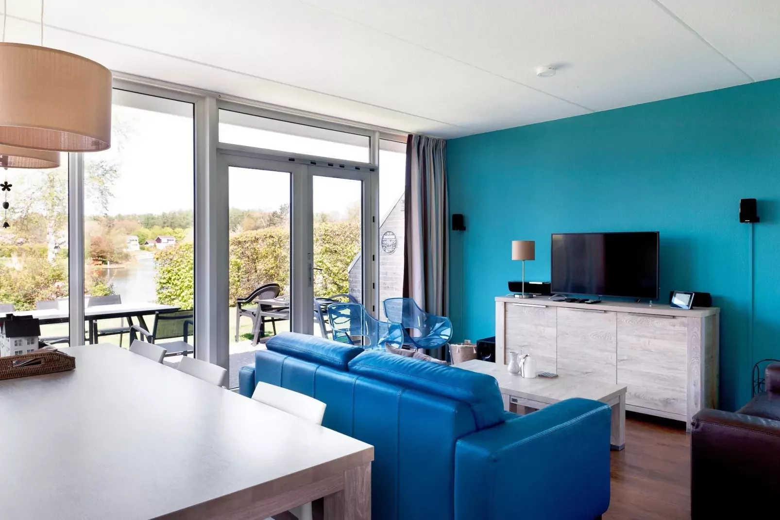 6 pers Renneborghuis Wellness Comfort met sauna-Living room