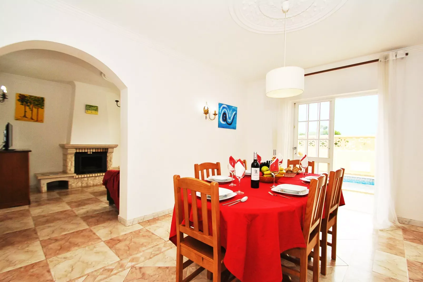 Villa Puerto Rico-Salle à manger