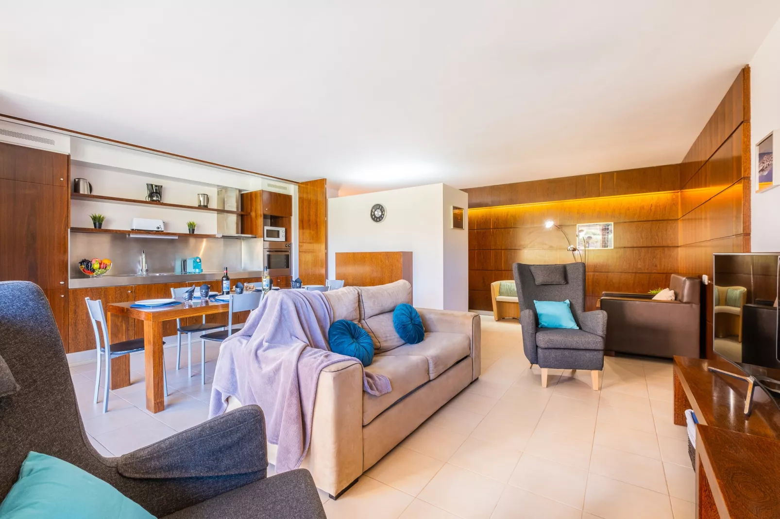 Apartment Salgados-Living room