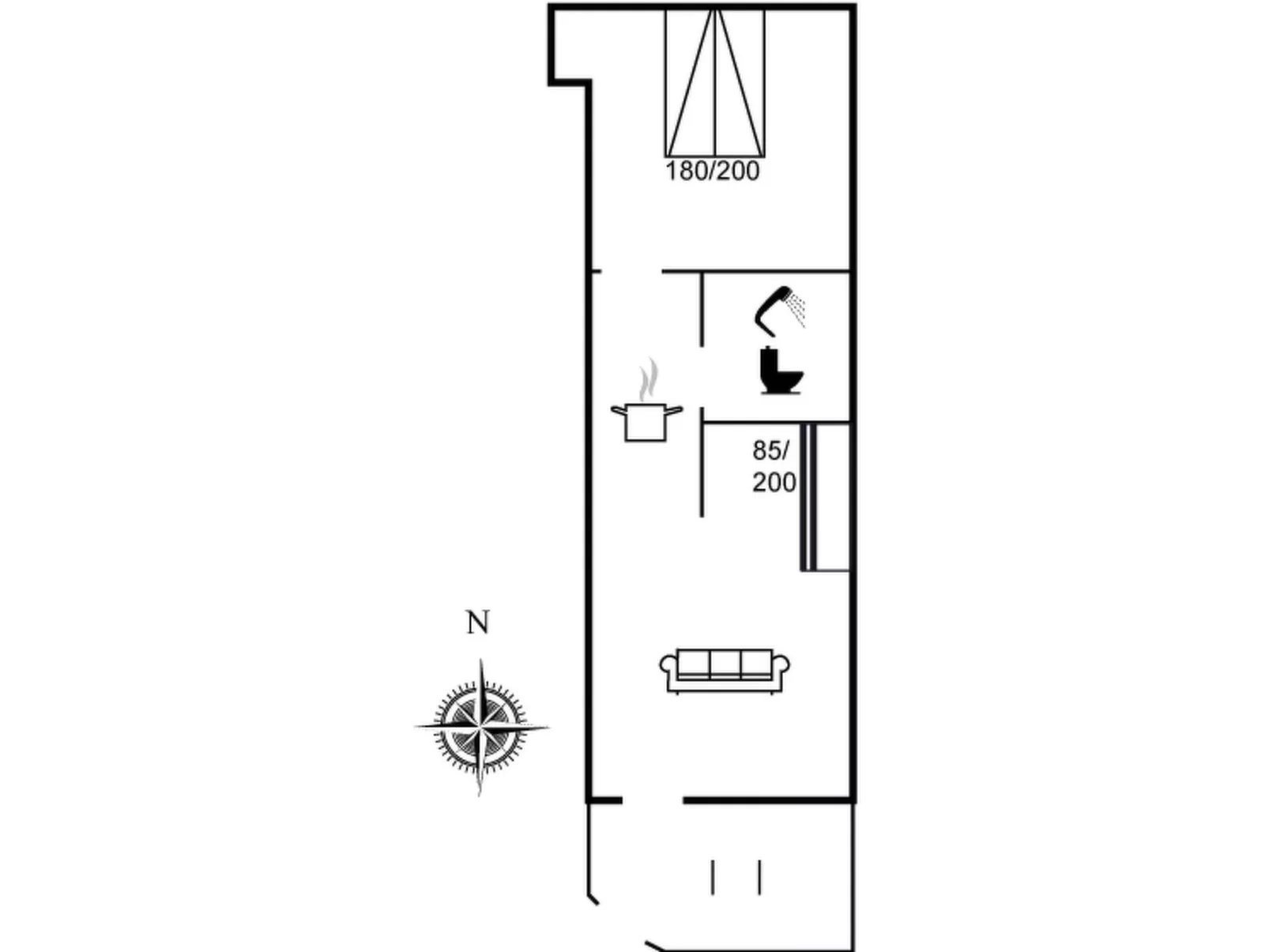 "Fritzy" - 75m from the sea-Inside