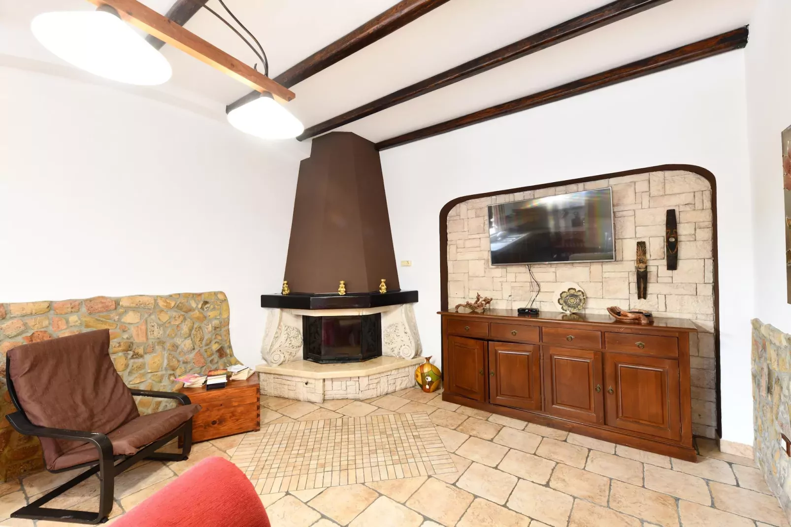 Villa Parisi mit Privatpool Siracusa-Living room