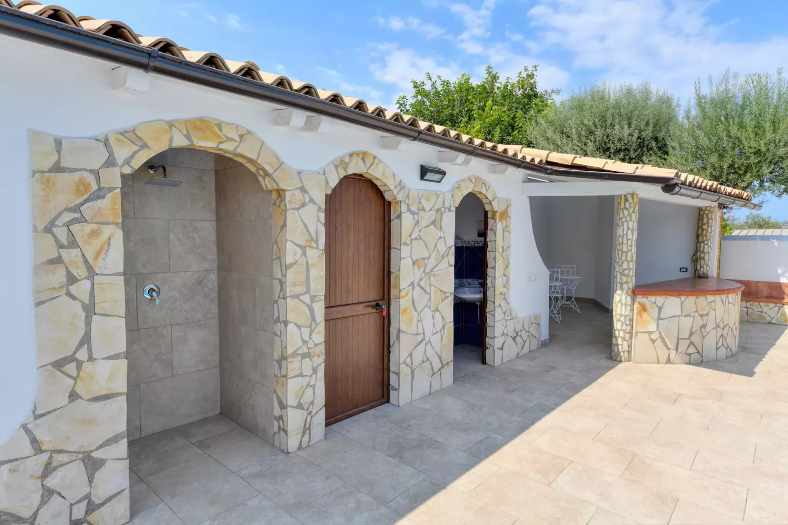Villa Parisi mit Privatpool Siracusa-Outdoor
