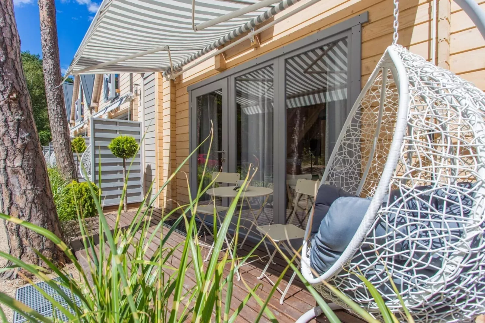 Domek wakacyjny dla 5 osób Pobierowo-Terrace balcony