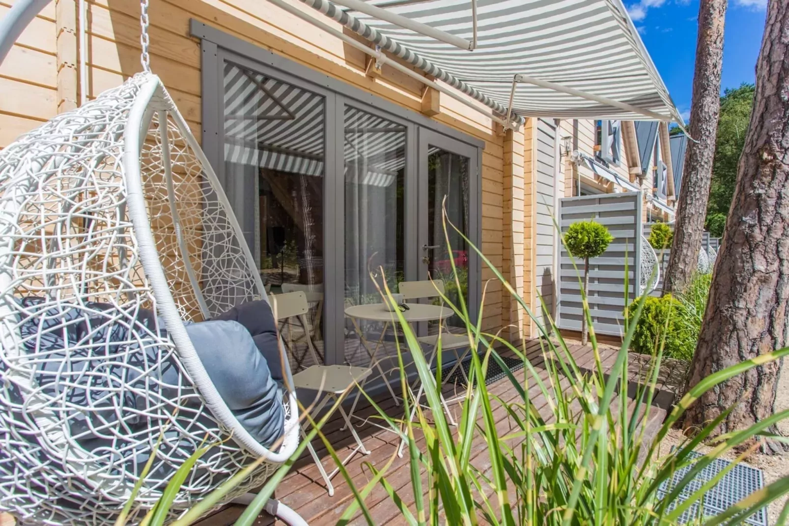 Domek wakacyjny dla 6 osób Pobierowo-Terrace balcony