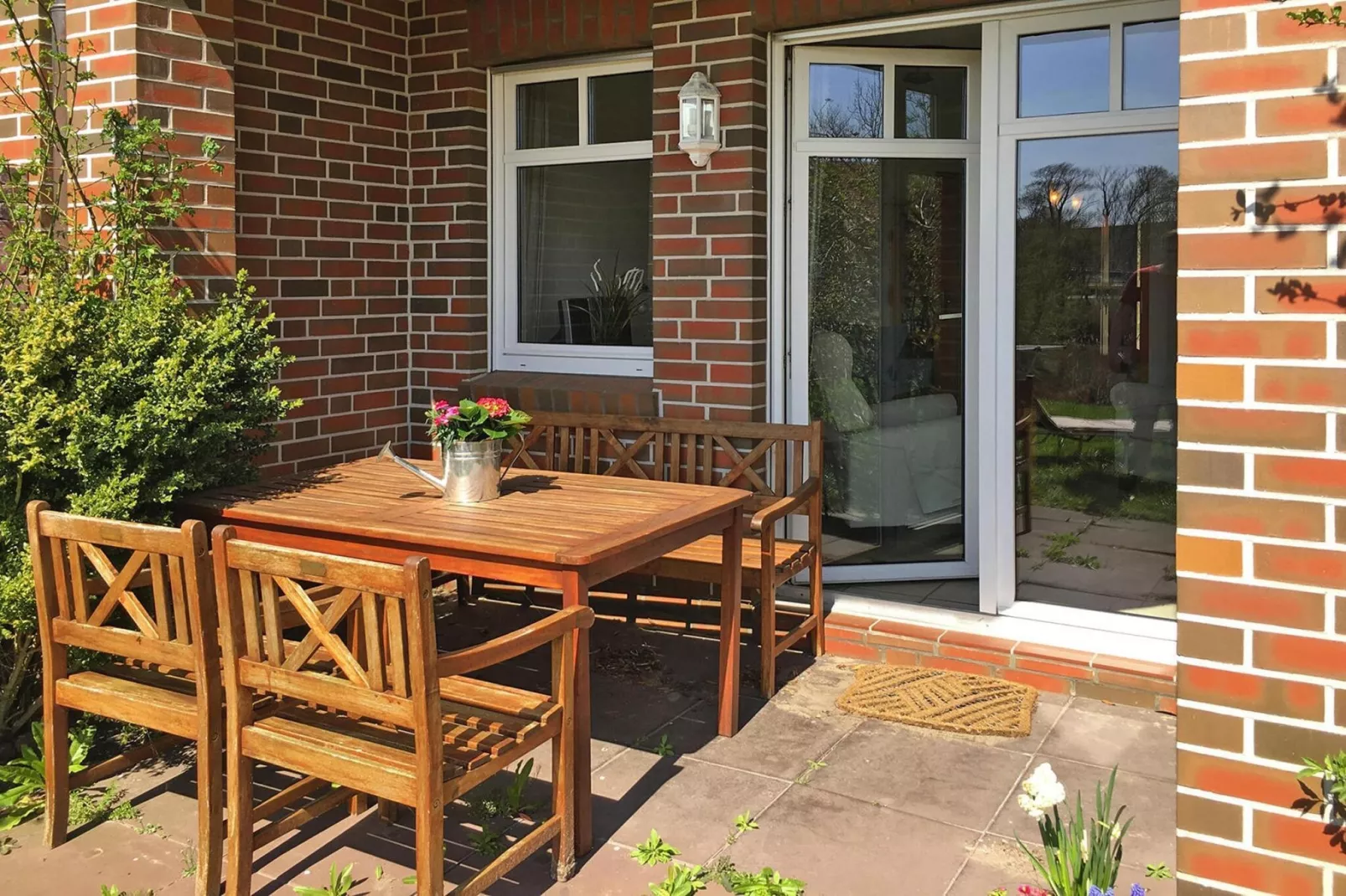 Ferienwohnung Fedderwardersiel-Terrace balcony