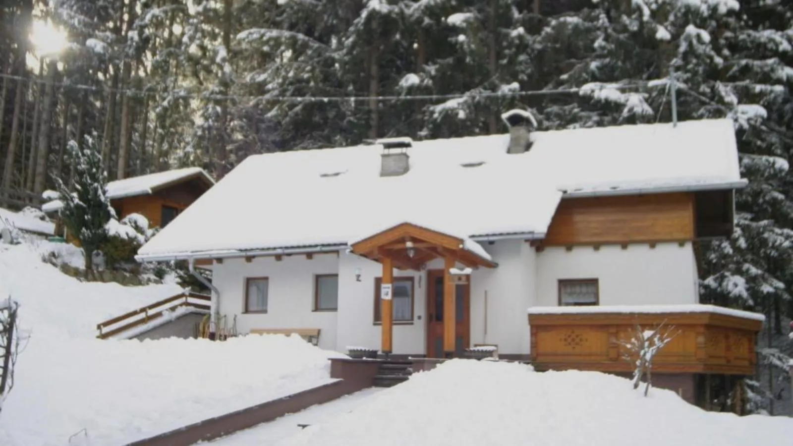 Landhaus Rangersdorf-Exterior winter