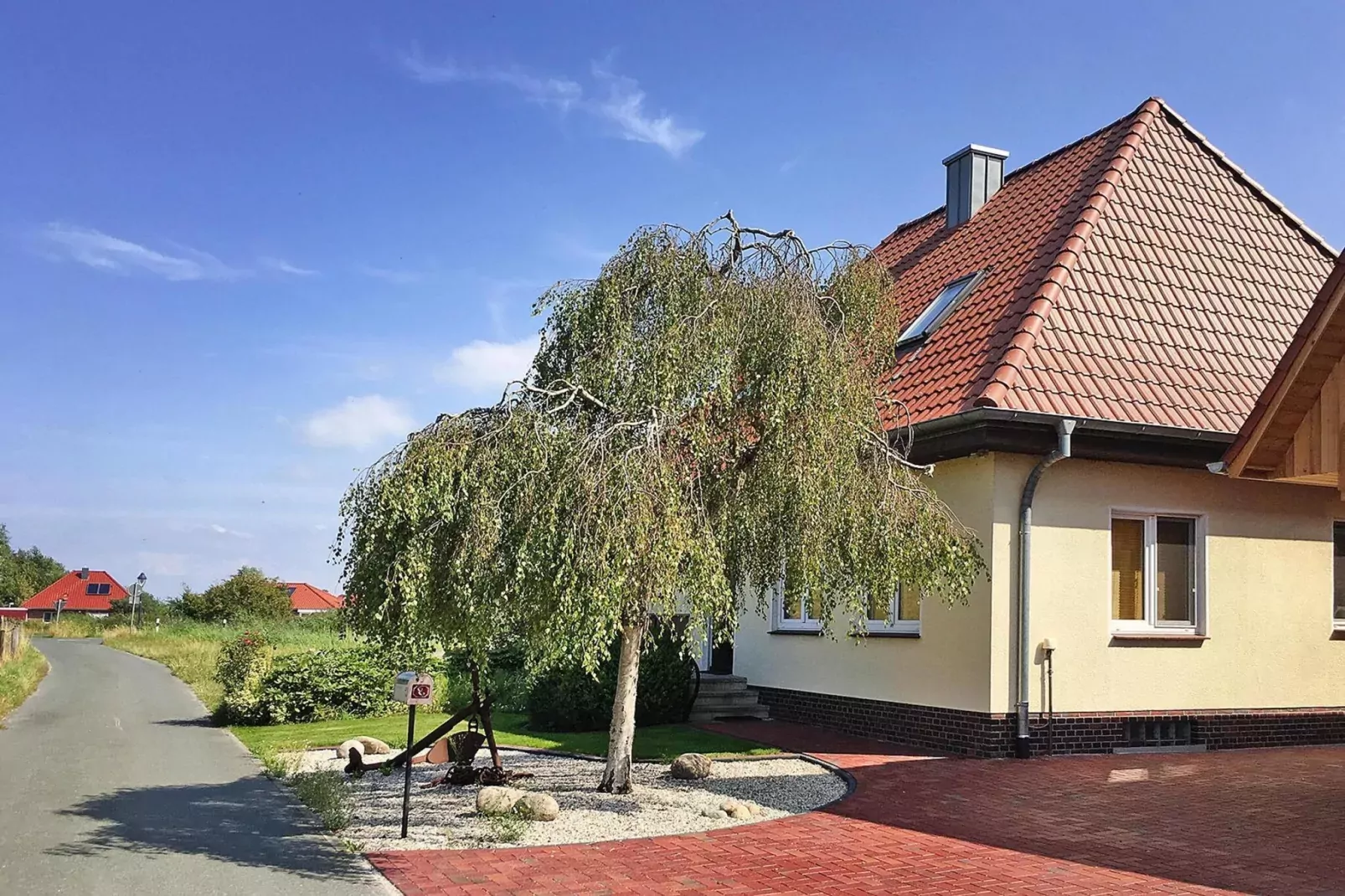 Krabbenfischerhaus Fedderwardersiel-Außenbereich Sommer
