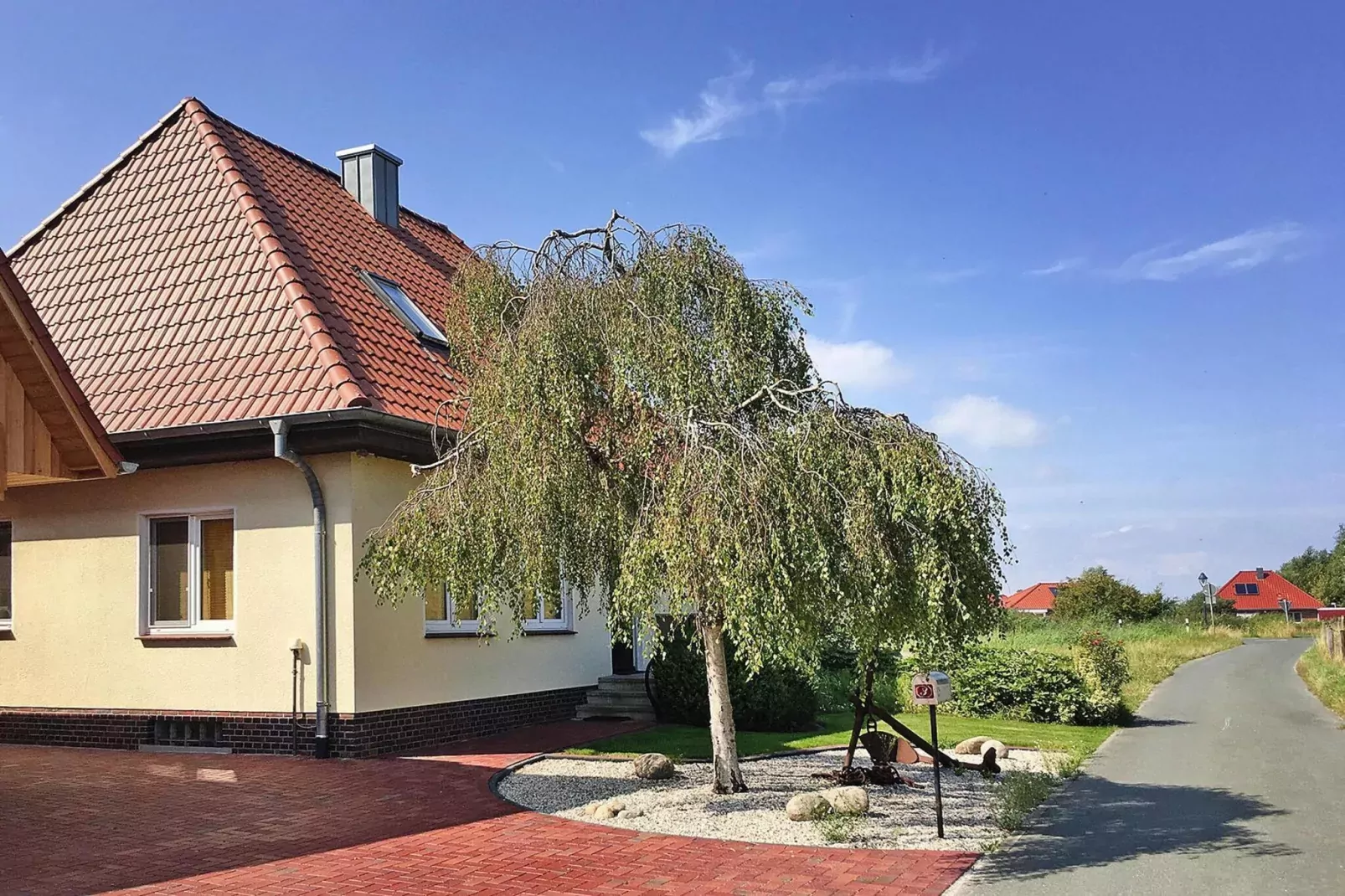 Krabbenfischerhaus Fedderwardersiel-Außenbereich Sommer