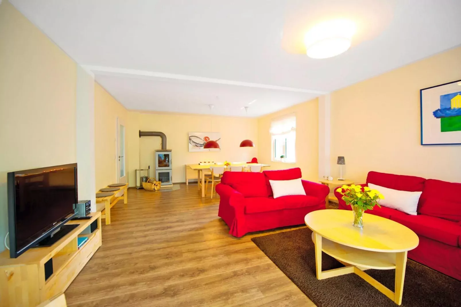 Krabbenfischerhaus Fedderwardersiel-Wohnzimmer